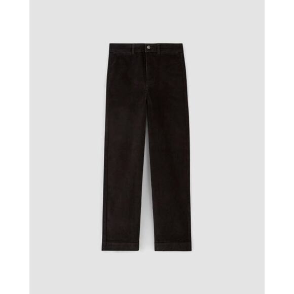 Everlane The Corduroy Wide-Leg Pant in Black 6 NWT - Picture 5 of 10